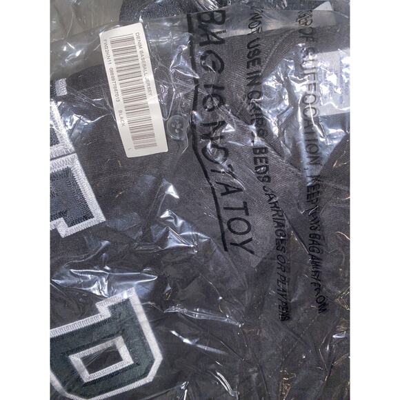 Supreme FW22 Denim Baseball Jersey Black Size Large New‎ - Picture 4 of 5